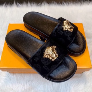 Dép nam quai ngang cao cấp-mặt versace dg28