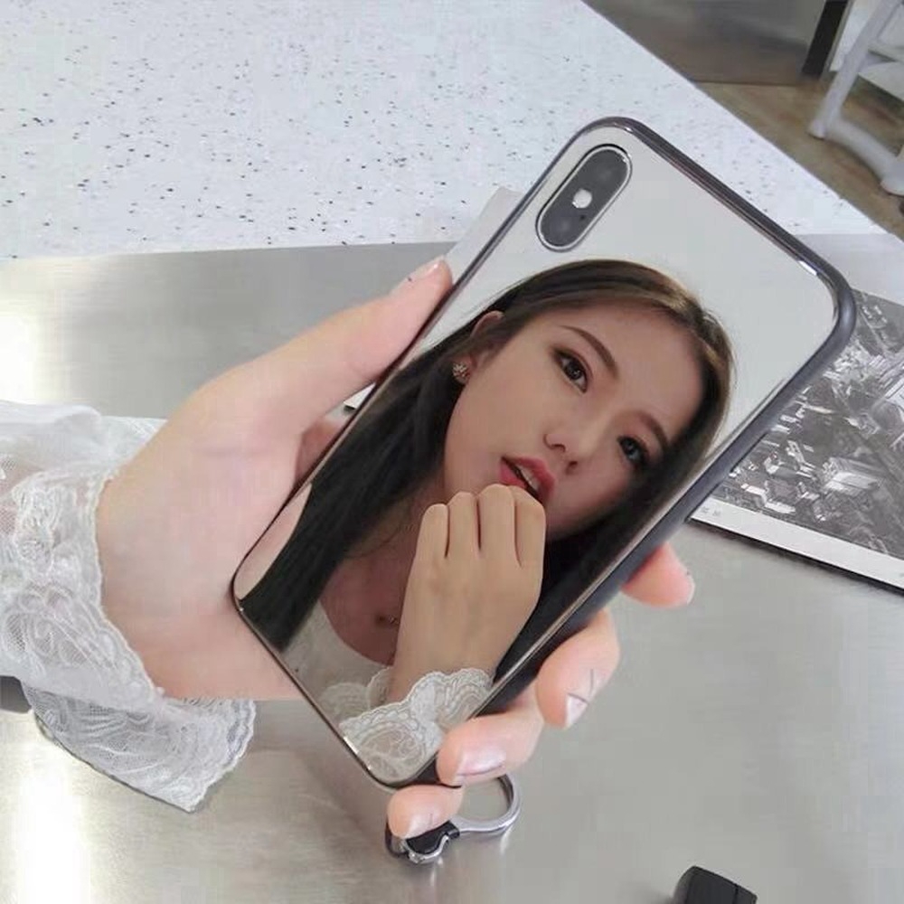 Ốp Lưng Mặt Gương Cho Iphone 8 7 6 6s Plus Se 5s 5 11 12 Pro Max Mini X Xs Max Xr Se 2 2020 Se2