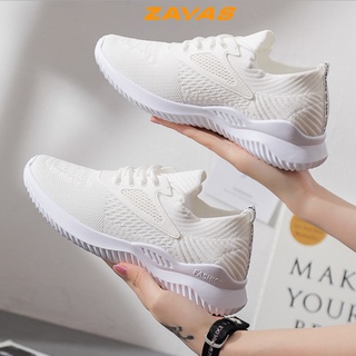 Giày thể thao sneaker nữ ZAVAS xỏ vào là mang đế êm nhẹ phần trên bằng lưới dày dặn thoáng khí - S393