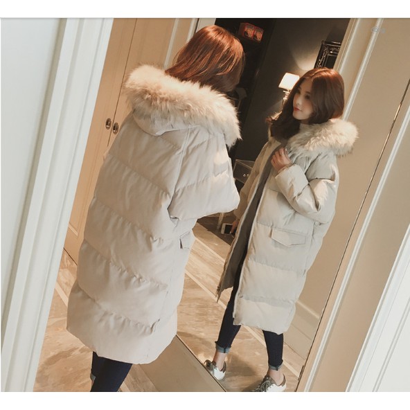 Sẵn Đen SML, Ghi S - Áo phao béo dáng dài loại đẹp AP15 (Ảnh thật sp) | BigBuy360 - bigbuy360.vn