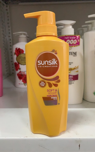 Dầu gội Sunsilk thái lan mềm mượt diệu kỳ 450g (mầu vàng)