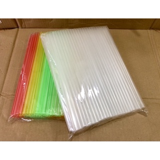 100Gram ỐNG HÚT NHỰA MÀU - PHI 6