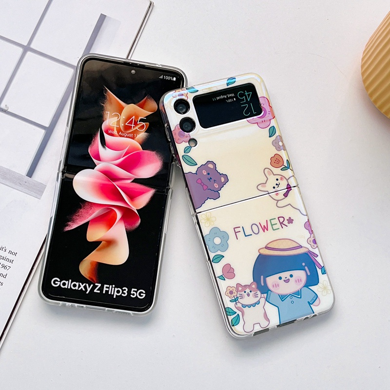 Ốp Điện Thoại Cứng Họa Tiết Hoạt Hình Blu-ray Cho Samsung Galaxy Z Flip 3 5G Z Flip 4 Z Flip4