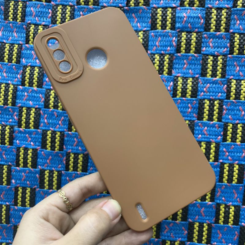 Ốp lưng tecno spark 6 Go dẻo màu có bảo vệ camera