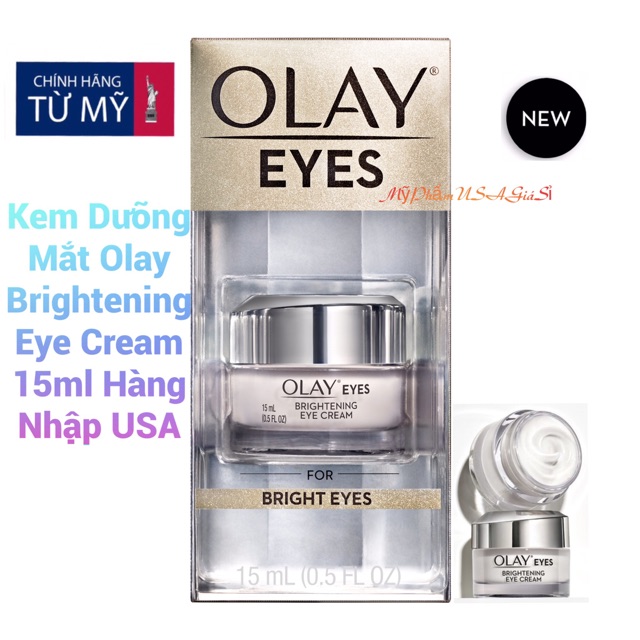 Kem Dưỡng Mắt Olay Brightening Eye Cream 15ml Hàng Nhập USA