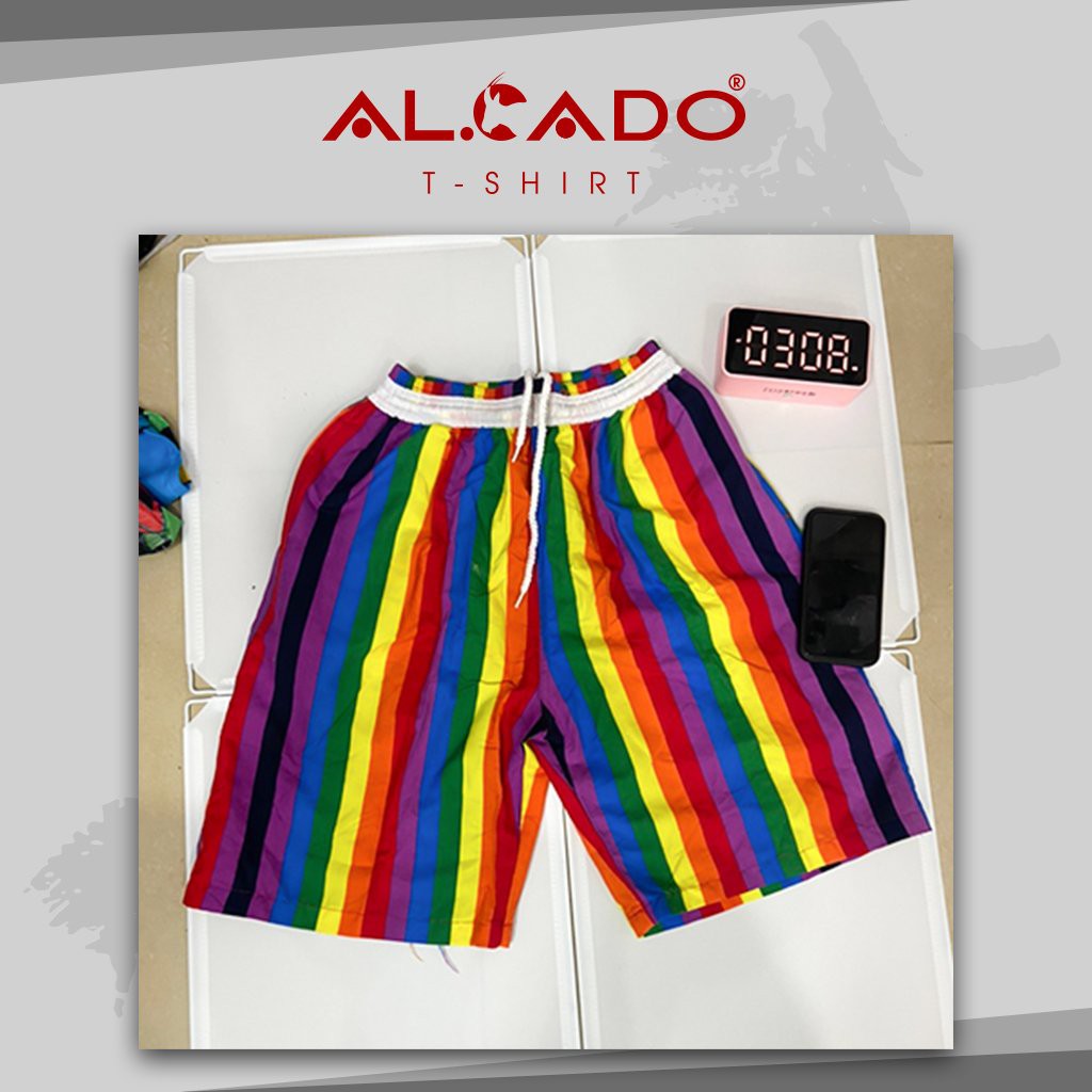 [xả kho] quần short nam đi biển, phong cách dạo phố vải kate thái