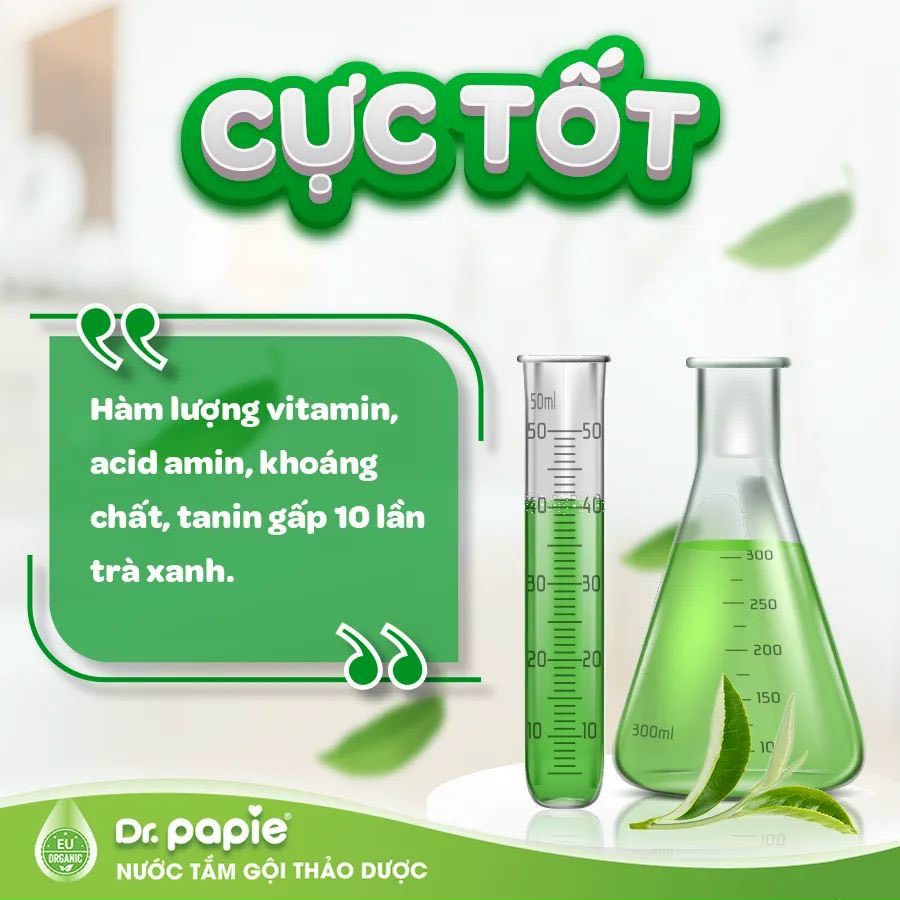 [CHÍNH HÃNG] Nước tắm thảo dược cho bé chai 230ml Dr Papie giúp ngăn ngừa và giảm các vấn đề về da