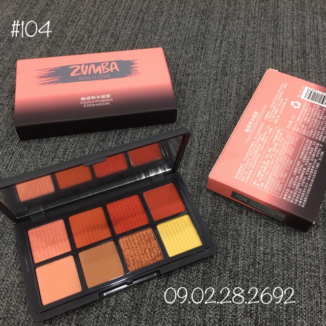 PHẤN MẮT - BẢNG MÀU MẮT ZUMBA HOLDLIVE 8 MÀU | BigBuy360 - bigbuy360.vn