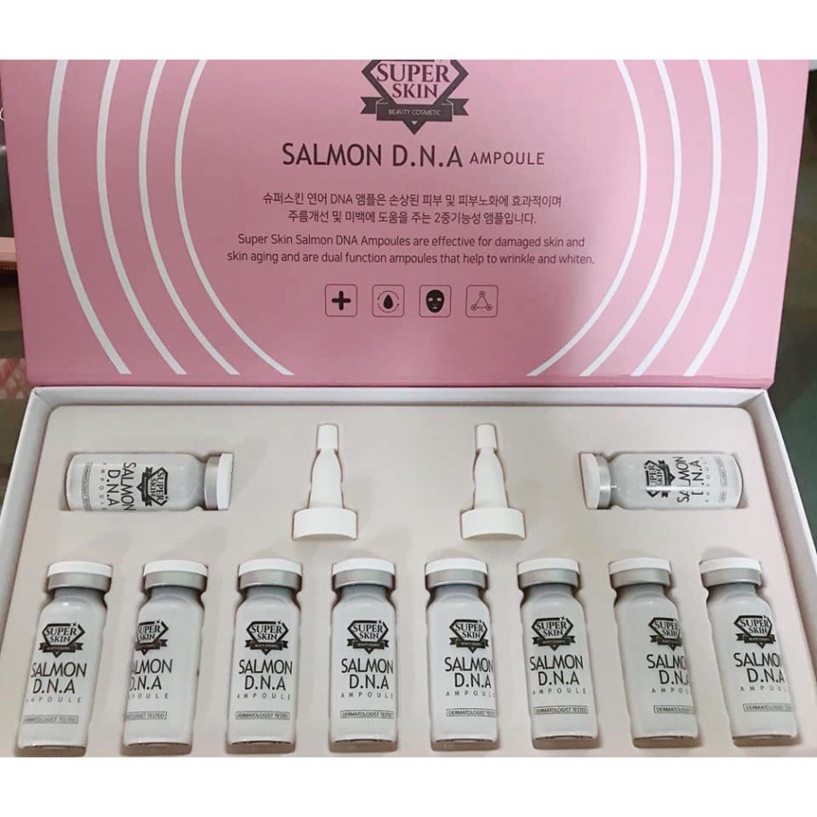 Tế Bào Gốc Cá Hồi Super Skin Salmon DNA Ampoule [ 1 hộp ]