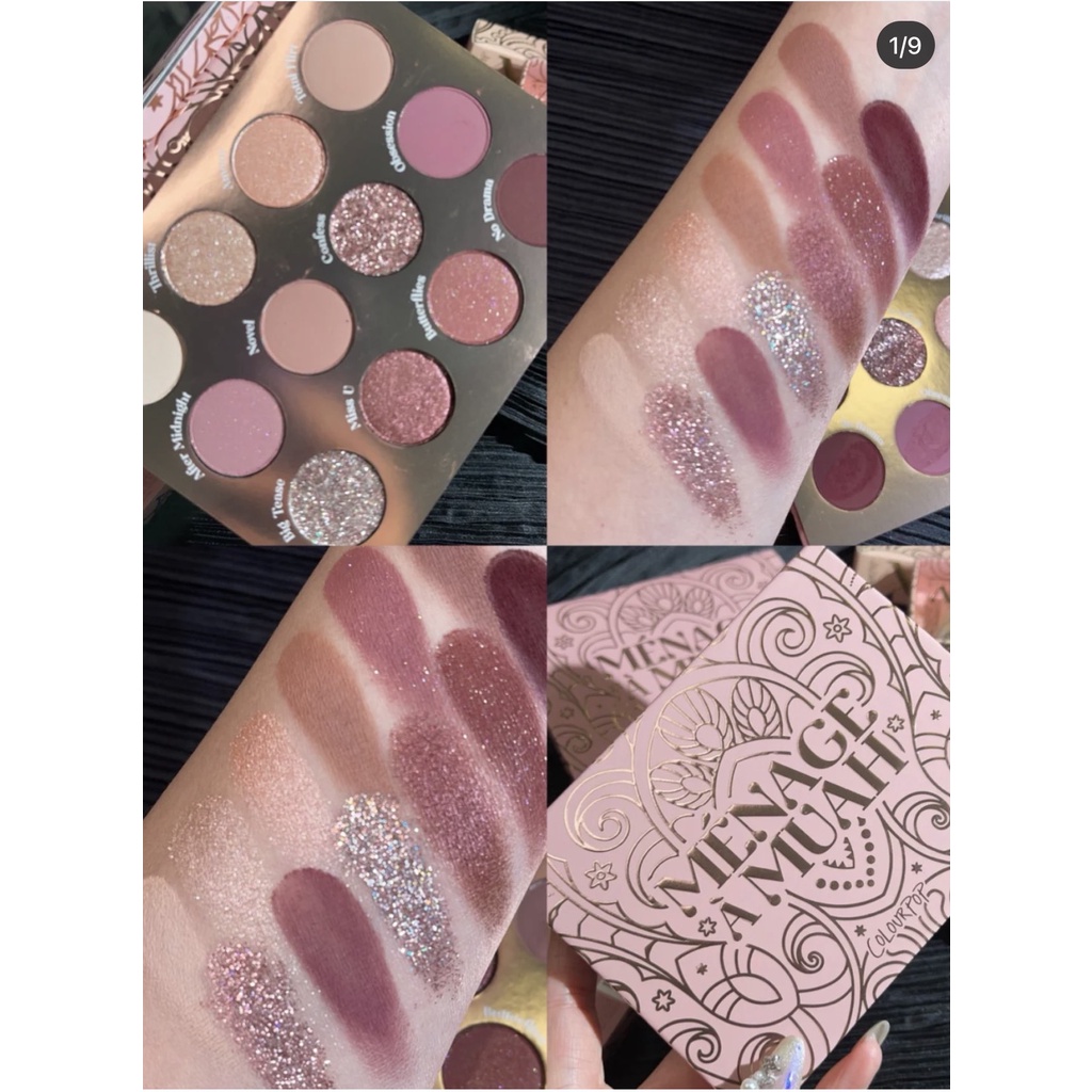 Bảng Mắt Siêu Xinh Colourpop nhiều màu
