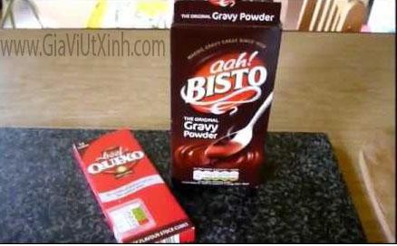 BỘT SỐT NÂU BISTO GRAVY 227G - aah ! BISTO - THE ORIGINAL GRAVY POWDER