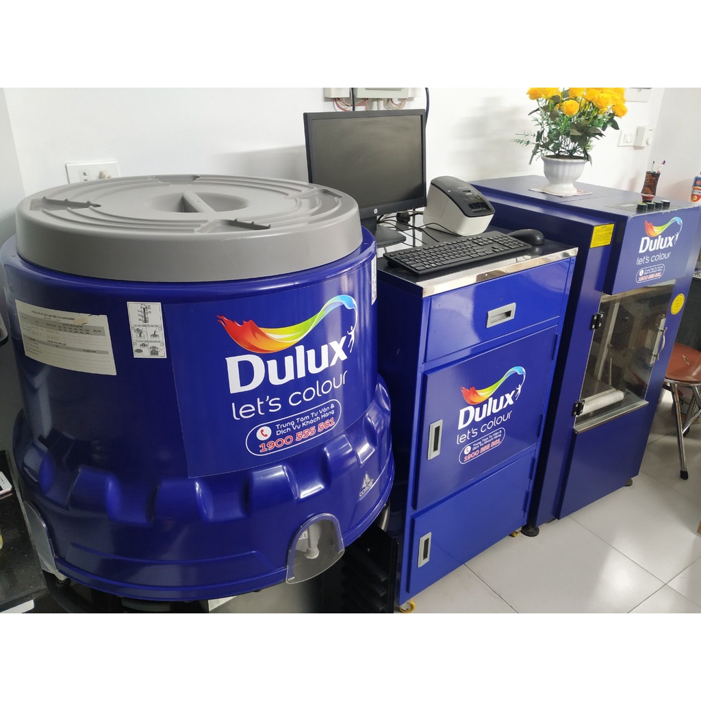 Combo 1 lít sơn Dulux Maxilite, chổi quét