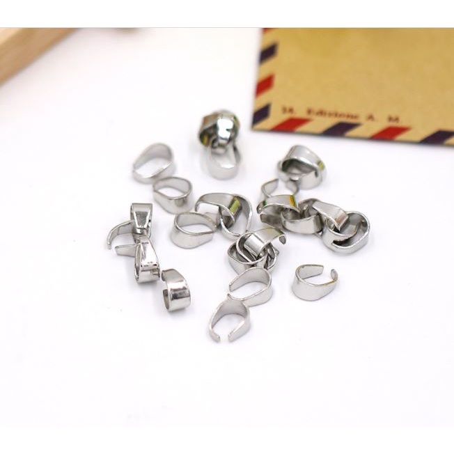 10-50 móc kẹp treo mặt dây chuyền nhiều màu nhiều size, móc treo mặt dây chuyền