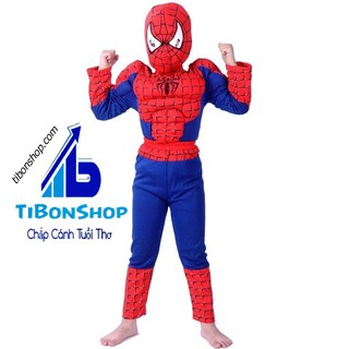 Bộ Đồ Hóa Trang Người Nhện - Trang Phục Hóa Trang Halloween Cho Bé Trai