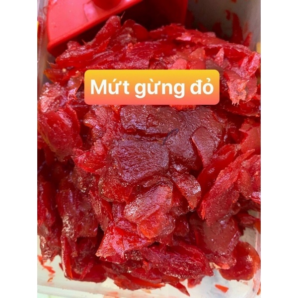 Mứt gừng đỏ 100g