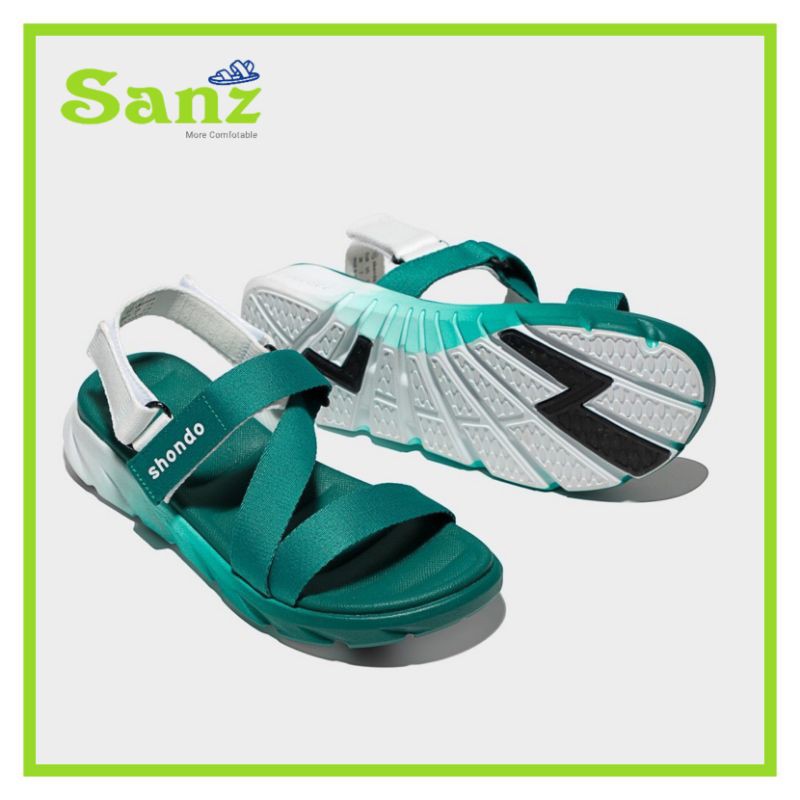 Giày Sandal Shondo Shat F6 Sport màu ombre xanh trắng Chính Hãng 100%