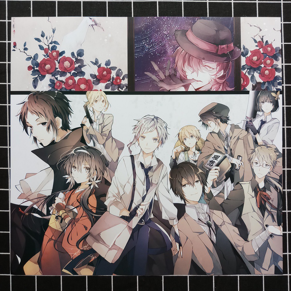 Poster Anime Bungou Stray Dogs (8 Tờ)