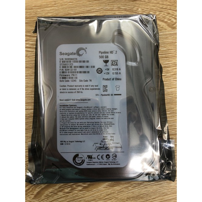 Ổ Cứng HDD Seagate 250GB/500GB New – Bảo hành 24 tháng