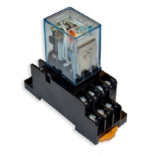 Relay-rơle trung gian omron 220v 5a 8 chân kèm đế