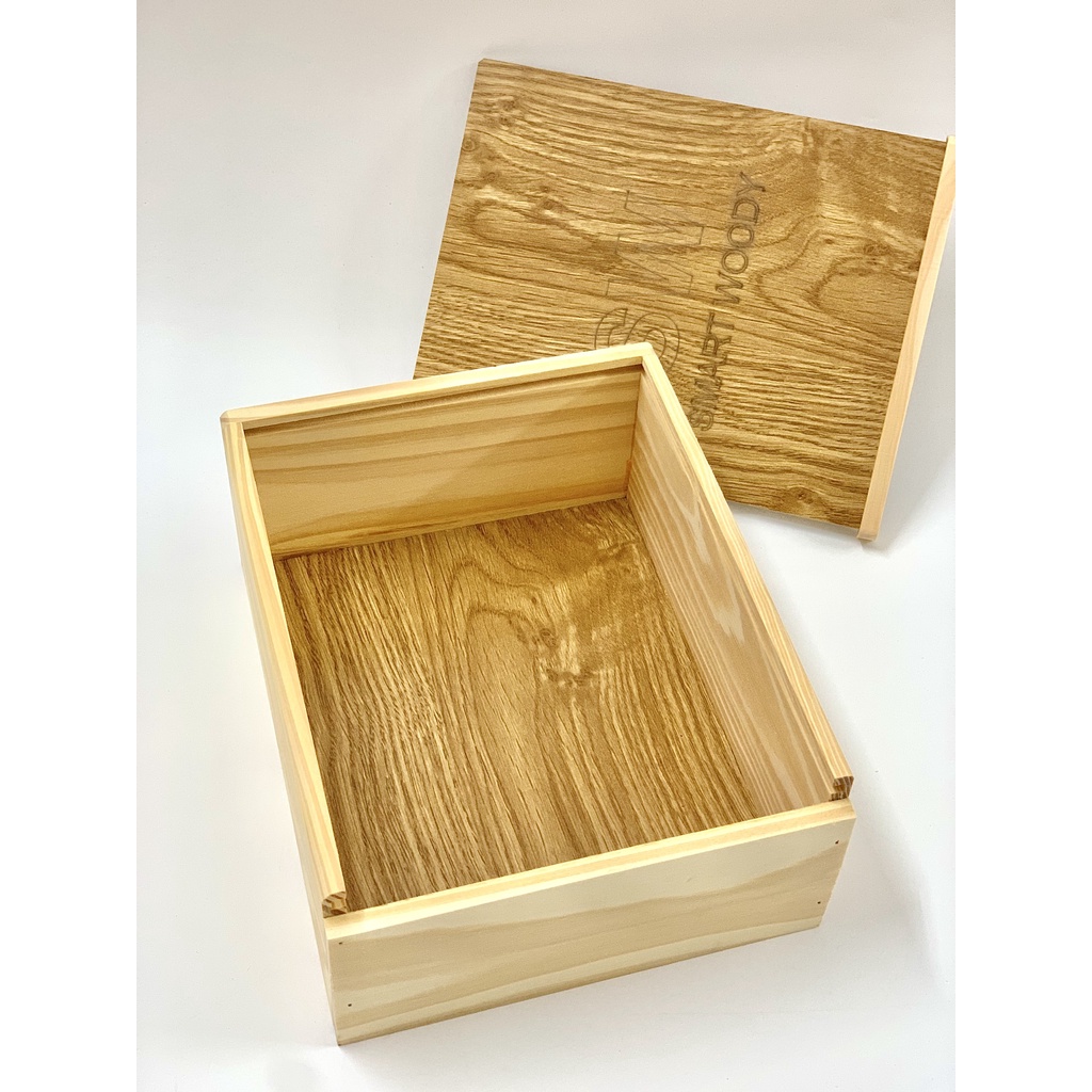 Hộp Gỗ Đựng Đồ, Tặng Quà (Kích Cỡ: 25*20*10) - Nắp Lùa