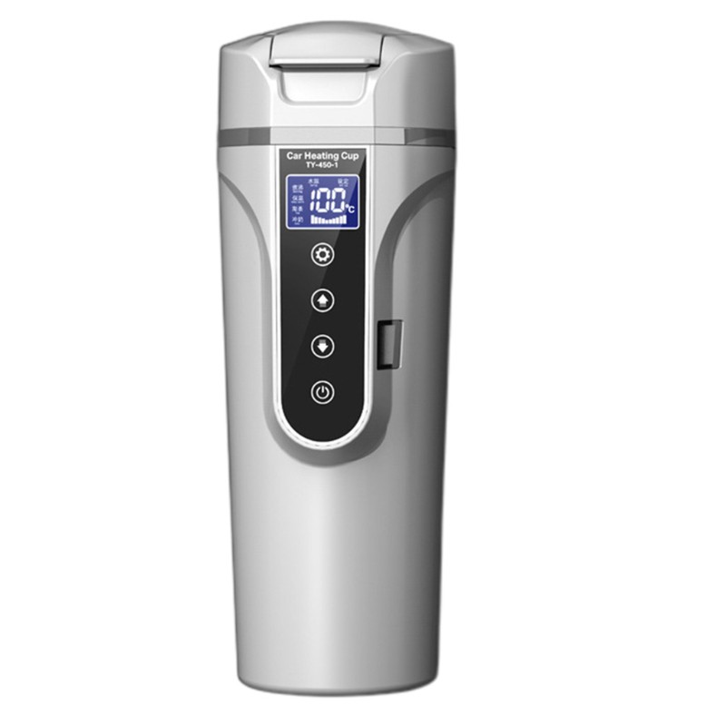Bình đun nước giữ nhiệt bằng thép không gỉ 12v 24v an toàn tiện lợi cho xe ô tô