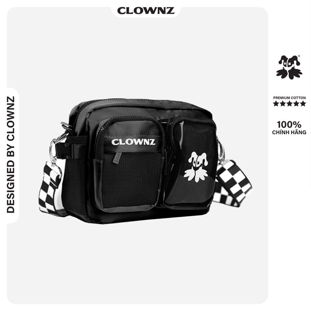 Túi đeo chéo local brand Clownz Utility Satchel New Logo unisex freestyle hàng chính hãng