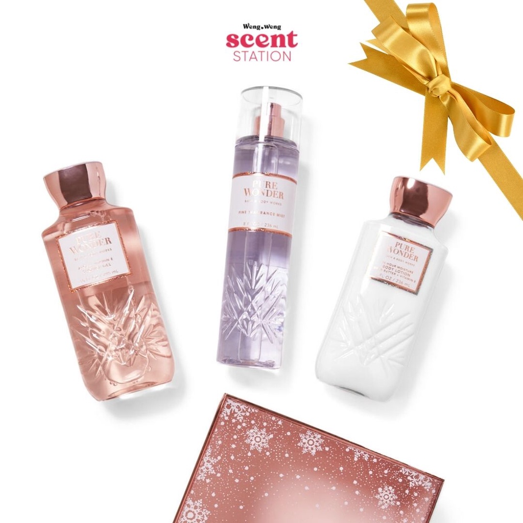 (Tổng hợp - Tặng túi quà) Các set quà tặng / giftset của BBW mùi Pure Wonder