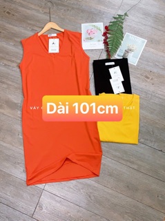 Đầm ba lỗ cổ tim