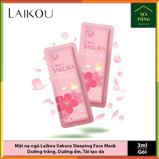 [XÃ KHO 1K] Mặt nạ ngủ Laikou tinh chất hoa anh đào dưỡng ẩm, dưỡng trắng da, tái tạo làn da