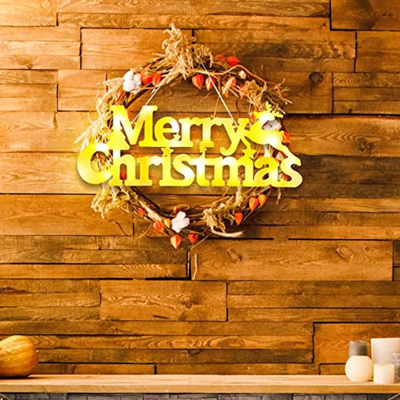 Đèn led treo tường ba màu tùy chọn trang trí lễ giáng sinh