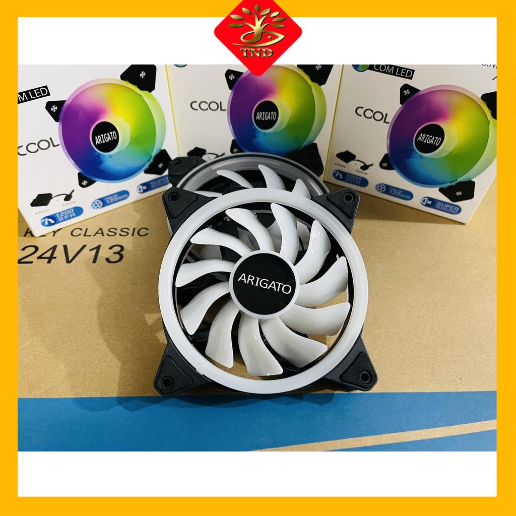 Quạt tản nhiệt Fan led RGB case 12cm Arigato 101