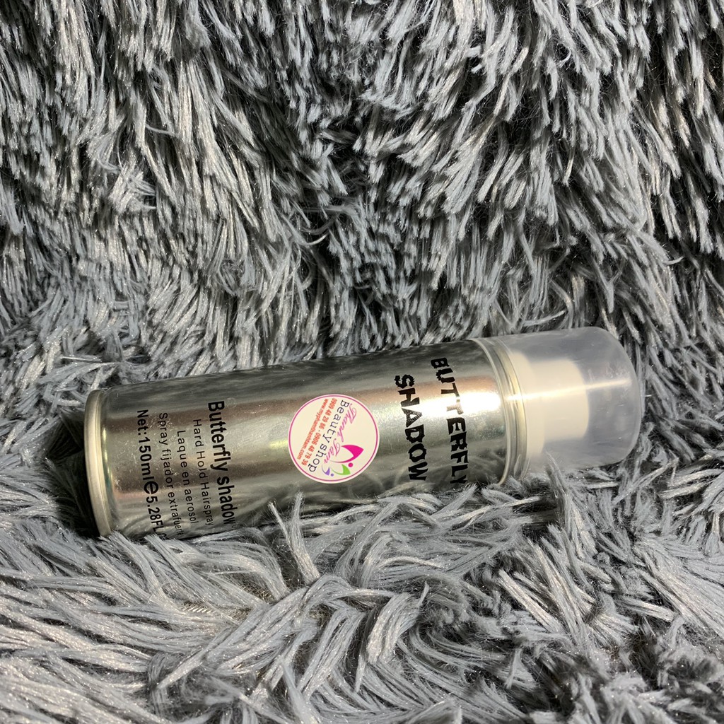 Best Seller Keo xịt tóc giữ nếp Butterfly Shadow Hard Hold Hairspray 150ml