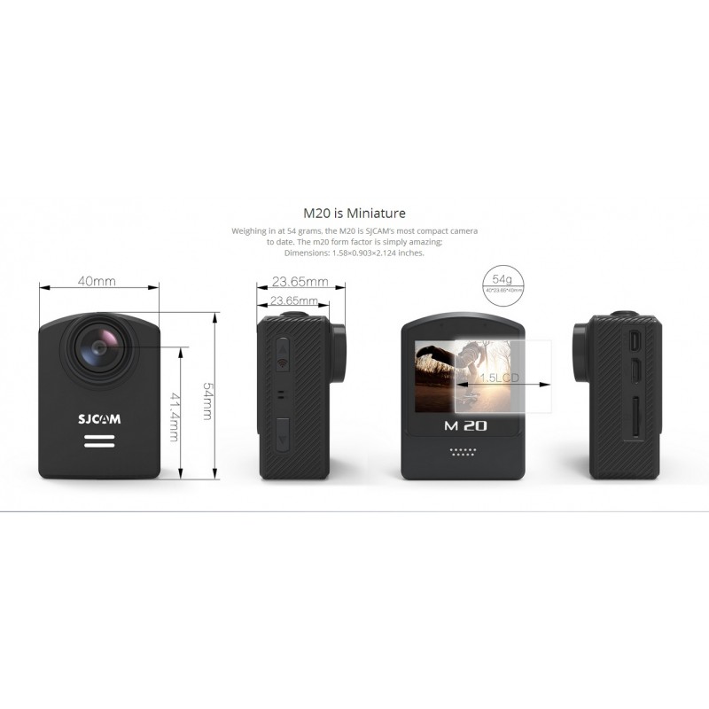 Camera hành trình SJCAM M20 4K wifi