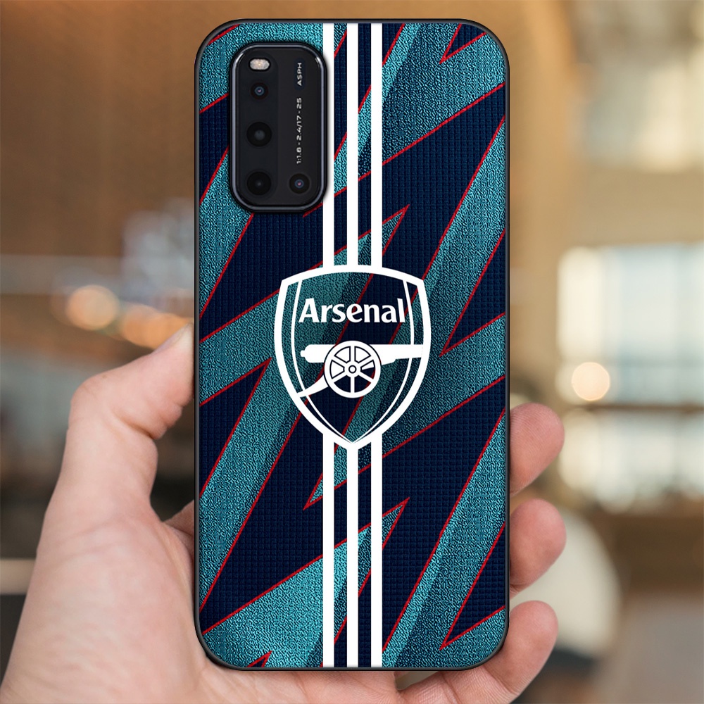 Ốp lưng Vivo V19 viền đen in hình Arsenal FC