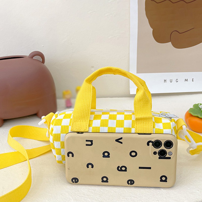 Túi Xách Đeo Vai Màu Tương Phản Thời Trang Hàn Quốc Cho Bé