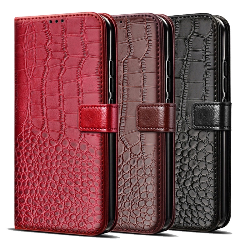 Bao Da Điện Thoại PU Phối TPU Mềm Nắp Gập Từ Tính Tích Hợp Giá Đỡ Cho Samsung Galaxy Note 3 /Note 4 /Note 5 /Note 8 /Note 9