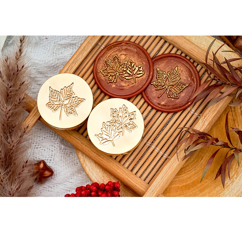 Con Dấu Đóng Sáp Niêm Phong Thiệp Mời Đám Cưới Hình Cây Sự Sống Kiểu Retro