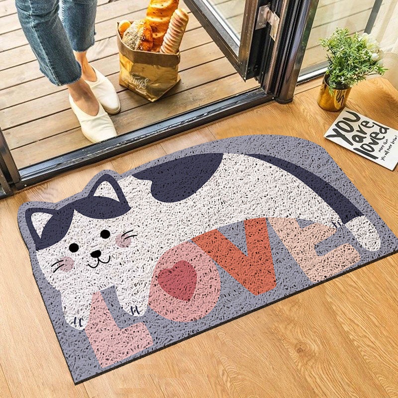 Thảm Chùi Chân Chống Trượt Chống Mòn Họa Tiết Hoạt Hình Dễ Thương