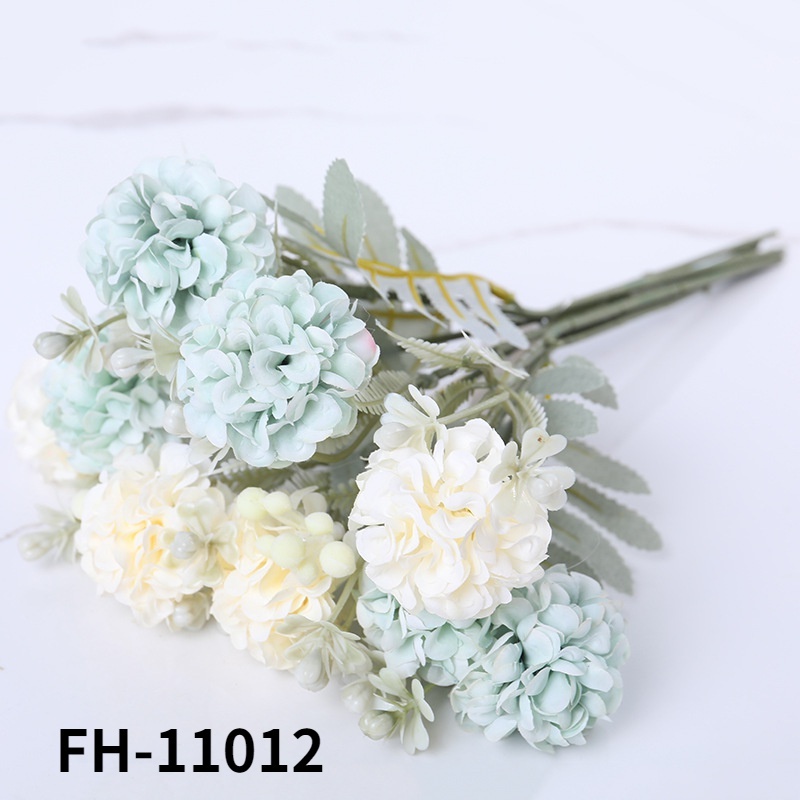 Artificial Flower Hydrangea Silk Flower Wall Living Room Wedding Decoration