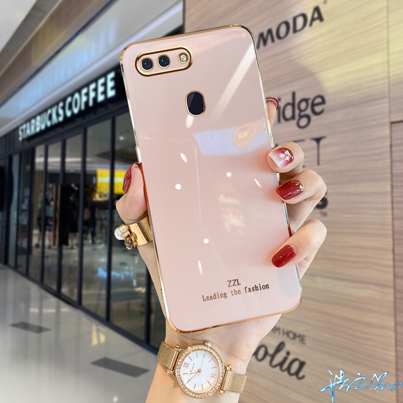 Ốp Điện Thoại Silicon Mềm Kết Cấu Sang Trọng Bảo Vệ Cho OPPO A5S Case A12 Case F9 F9 Pro 2022
