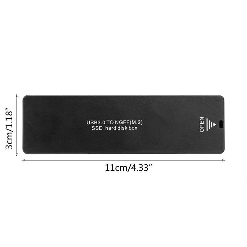 Hộp Đựng Ổ Cứng Ngoài Ngff Sata M.2 Sang Type-C Usb 3.0 Ssd Hdd Cho Sata M2 2242 2260 2280 | BigBuy360 - bigbuy360.vn