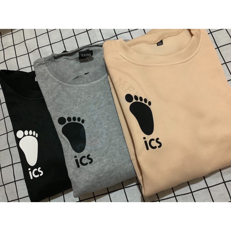 Áo sweater dài tay in họa tiết anime Haikyuu ICS thiết kế dáng rộng thời trang cho nam và nữ