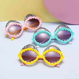 Kính Râm Thời Trang Chống Tia Uv400 Thiết Kế Hình Cá Mập Unisex 2021