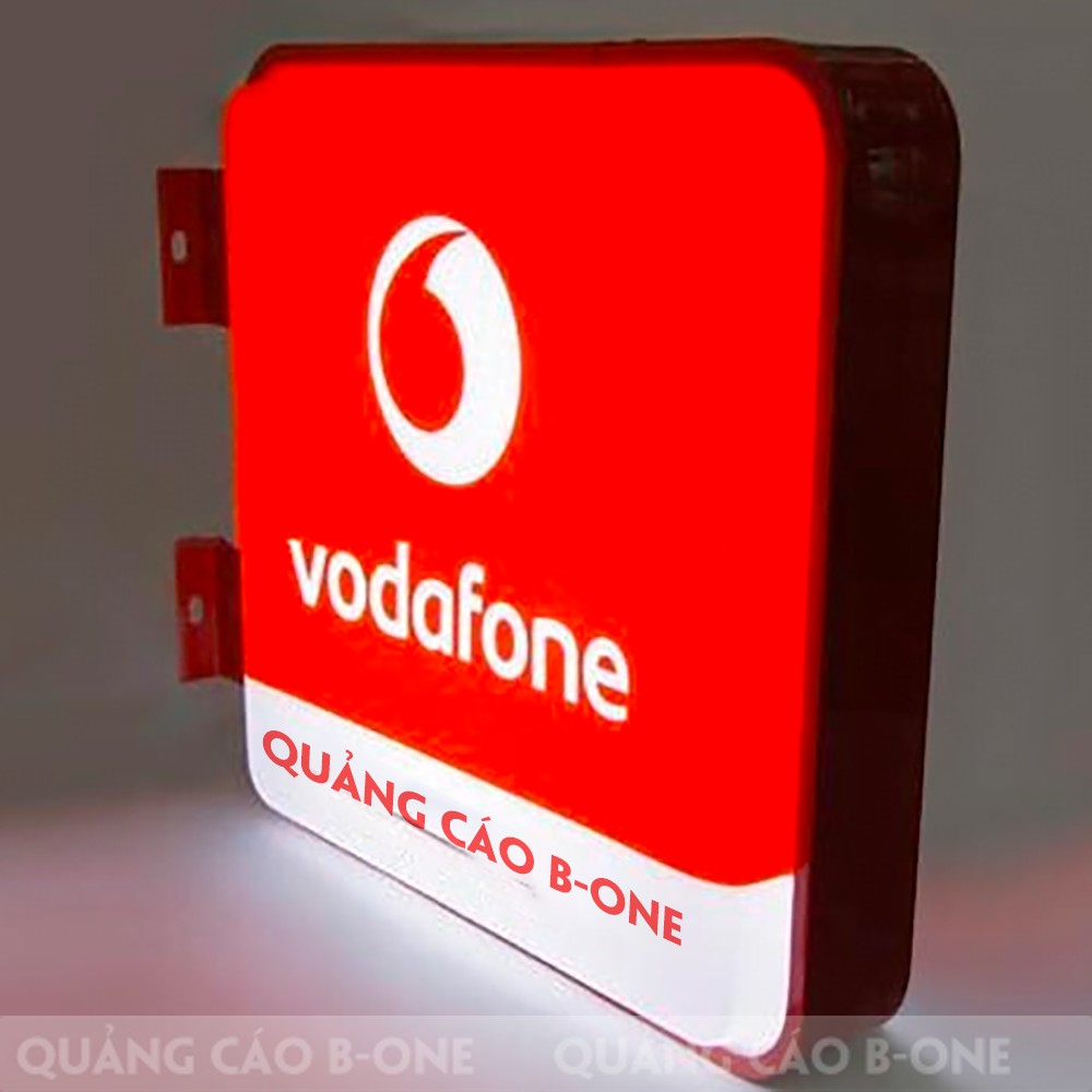 Hộp đèn quảng cáo hút nổi mica in decal full mặt siêu đẹp và chất lượng nhất - Vuông