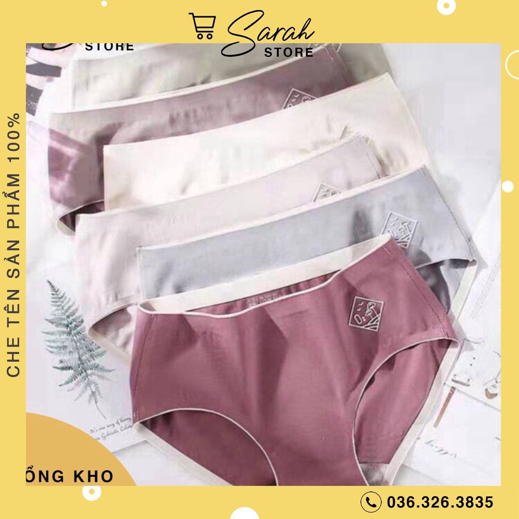 Quần lót nữ O2 Cotton Ép Không Đường May Được Chọn Màu