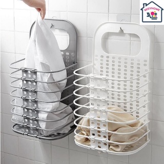 Giỏ đựng đồ treo tường gấp gọn thông minh nhựa đựng quần áo dơ bẩn đồ chơi treo tường Việt Nhật Misyhome