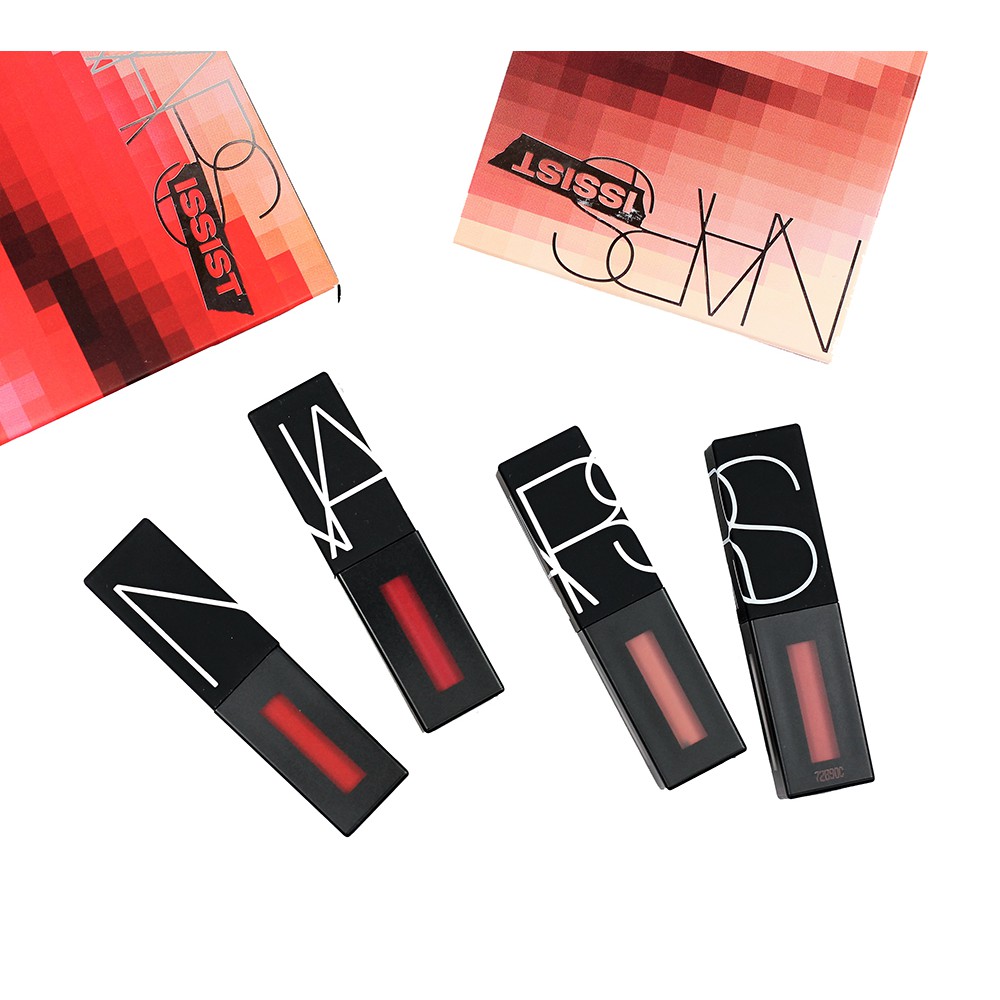 Nars - Set Son Môi Nars NARSissist Wanted Power Pack Lip Kit – Hot Red 2.8ml (x2)