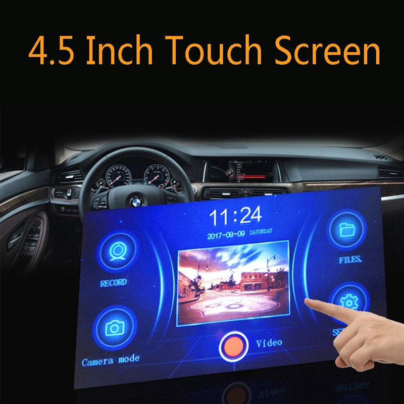 Máy Quay Hành Trình Màn Hình 4.5 Inch 3 Inch Full Hd 1080p G4 Cho Xe Hơi | BigBuy360 - bigbuy360.vn