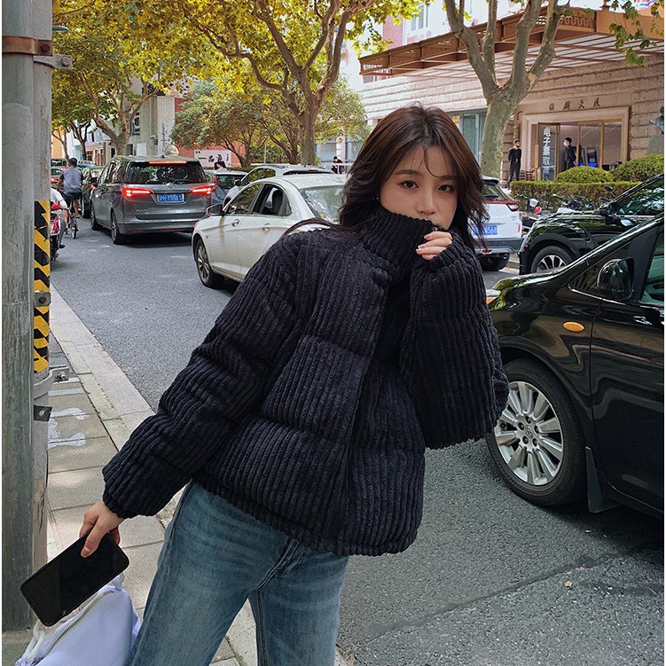 Áo phao nữ Áo phao nhung dáng ngắn hàng QC loại 1 (Hồng Phúc-Tổng kho hàng QC) | BigBuy360 - bigbuy360.vn