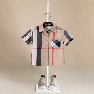 Áo sơ mi kẻ Burberry